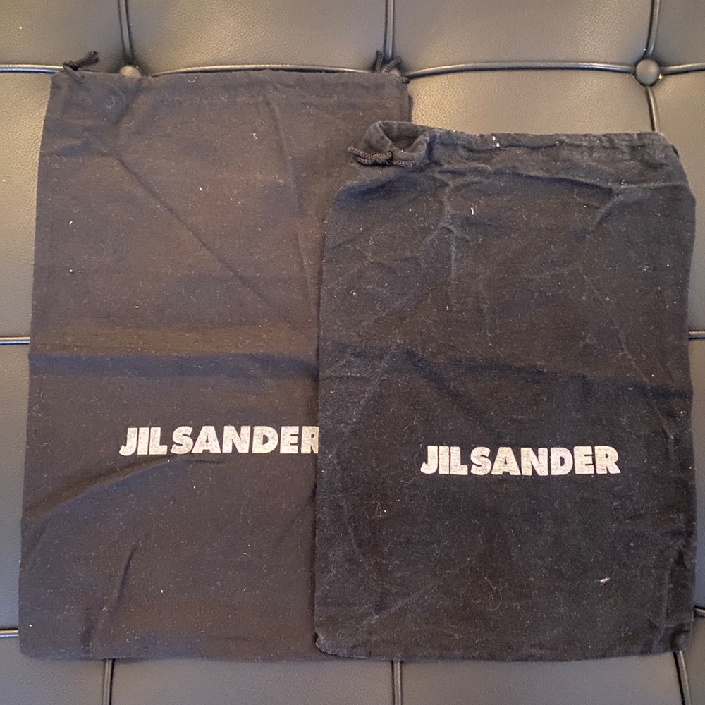 Two Jim sanders shoe bag